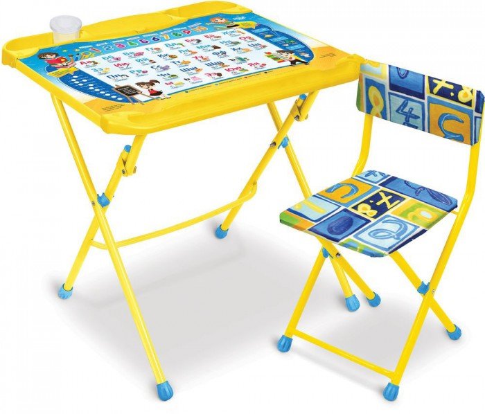 Детские столы и стулья Ника Детский комплект мебели Познайка