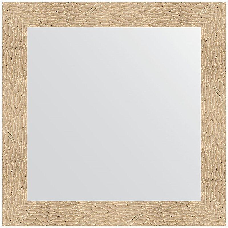Зеркало Evoform Definite 80х80 BY 3245 в багетной раме - Золотые дюны 90 мм