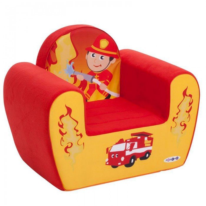 Мягкие кресла Paremo Детское кресло Экшен Пожарный