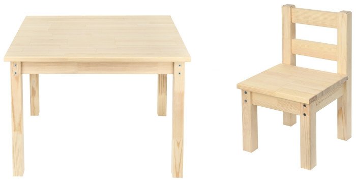 Детские столы и стулья Kett-Up Комплект стол и стульчик Dubok eco