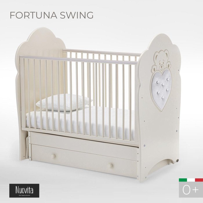 Детские кроватки Nuovita Fortuna swing маятник поперечный