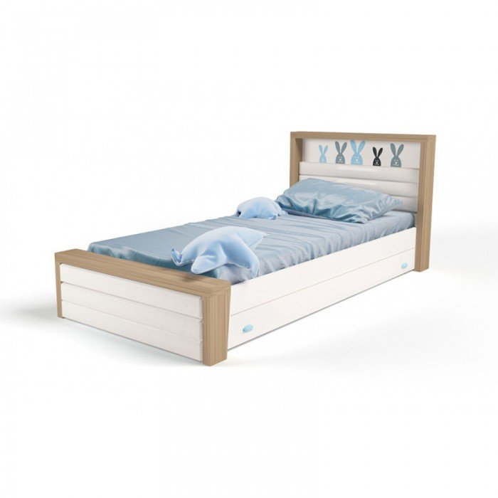 Кровати для подростков ABC-King Mix Bunny №4 с мягким изножьем 190x120 см