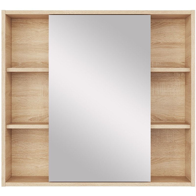 Зеркальный шкаф Sanstar Тоскана 80 410.1-2.4.1. Дуб сонома светлый