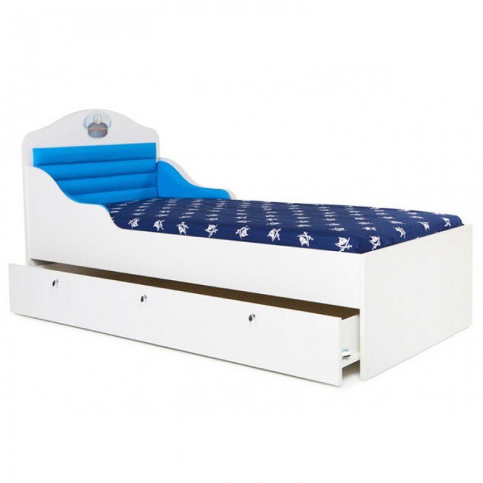 Кровати для подростков ABC-King корабль без ящика и носа 160x90 см