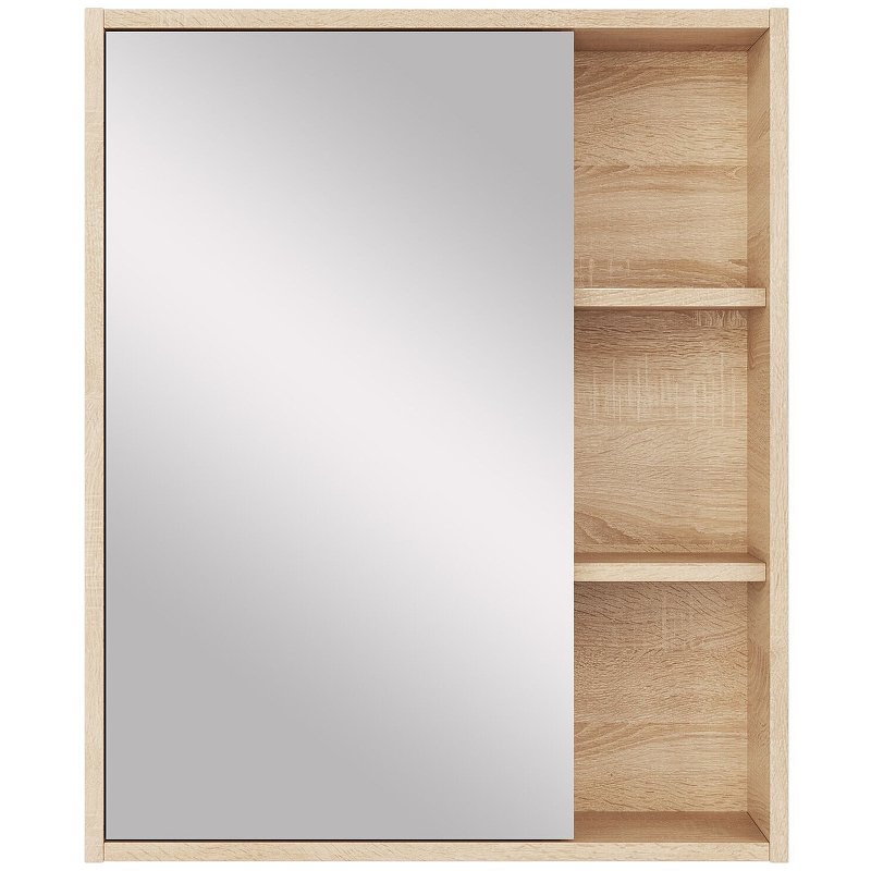 Зеркальный шкаф Sanstar Тоскана 60 408.1-2.4.1. Дуб сонома светлый