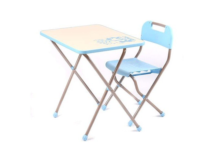 Детские столы и стулья Ника Комплект детской мебели с рисунком в стиле Ретро