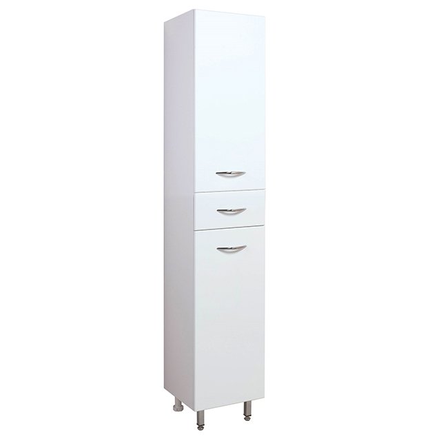 шкаф-пенал напольный ONIKA Модерн 32см универсальный белый