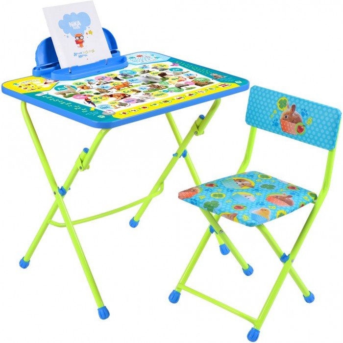 Детские столы и стулья Ника Набор мебели (стол-парта+мягкий стул)
