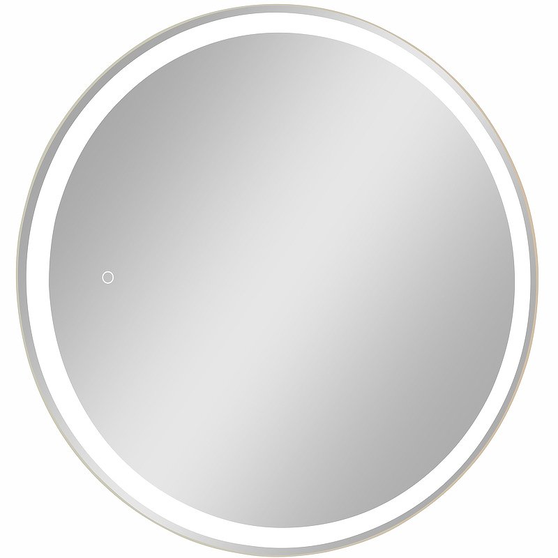 Зеркальный шкаф Континент Torneo Black LED 60 МВК068 с подсветкой Черный