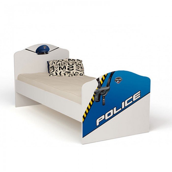 Кровати для подростков ABC-King Police без ящика 160x90 см