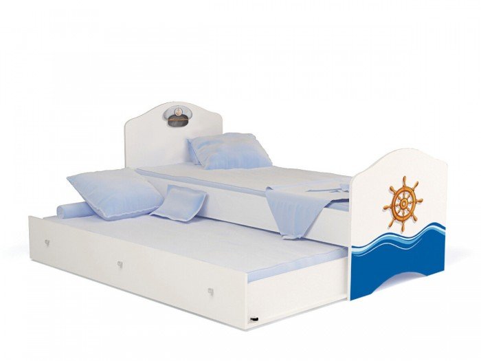 Кровати для подростков ABC-King Ocean без ящика для мальчика 160x90 см