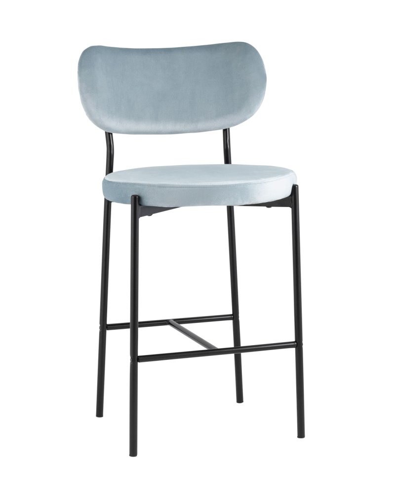 Барный стул «Барбара» Серо-голубой