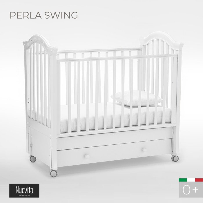 Детские кроватки Nuovita Perla swing (продольный маятник)