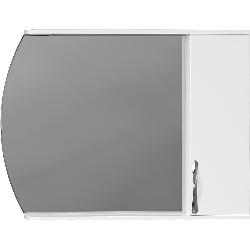 Зеркало со шкафом Avanti Laguna 105 R 7735 с подсветкой Белое