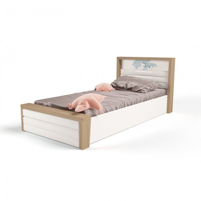 Кровати для подростков ABC-King Mix Ocean №6 c подъёмным механизмом и мягким изножьем 160x90 см