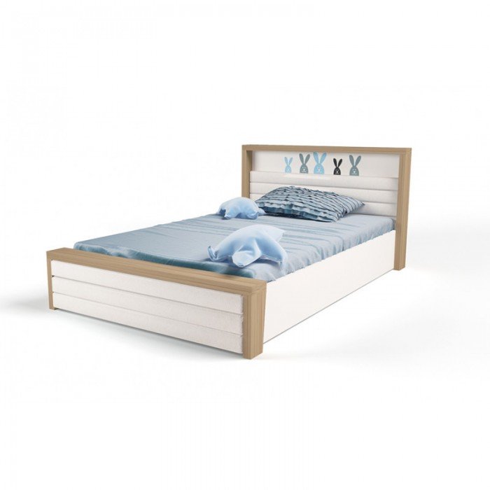 Кровати для подростков ABC-King Mix Bunny №6 c подъёмным механизмом и мягким изножьем 190х120 см