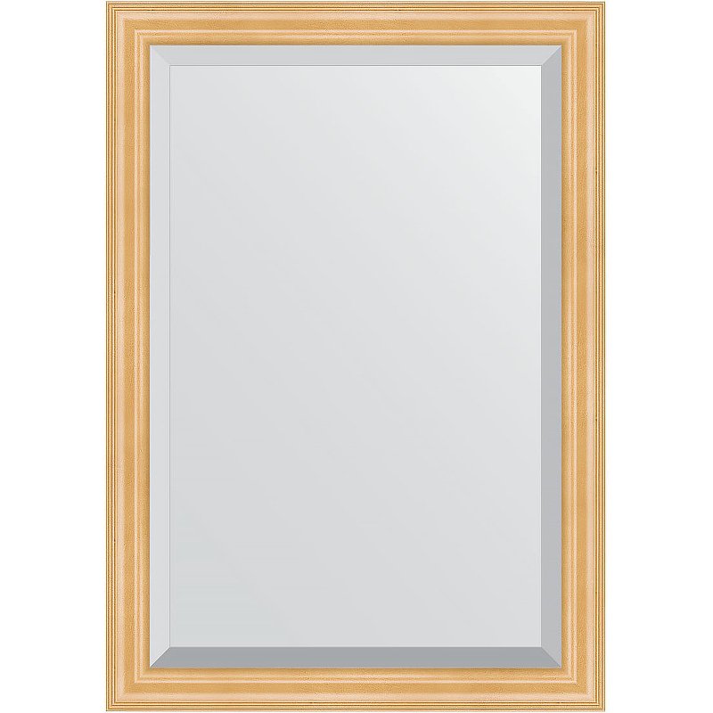 Зеркало Evoform Exclusive 101х71 BY 1193 с фацетом в багетной раме – Сосна 62 мм
