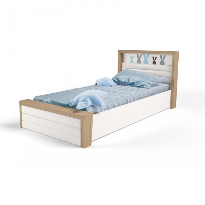 Кровати для подростков ABC-King Mix Bunny №6 c подъёмным механизмом и мягким изножьем 190x90 см