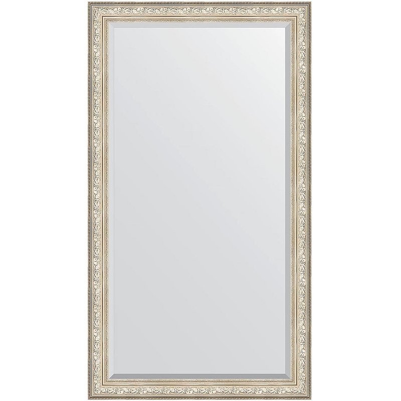 Зеркало Evoform Exclusive Floor 205х115 BY 6176 с фацетом в багетной раме – Виньетка серебро 109 мм