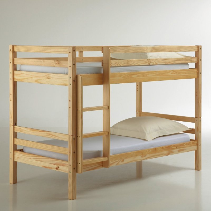 Кровать LaRedoute Кровать Модульная ярусная из массива сосны Maysar 90 x 190 см бежевый