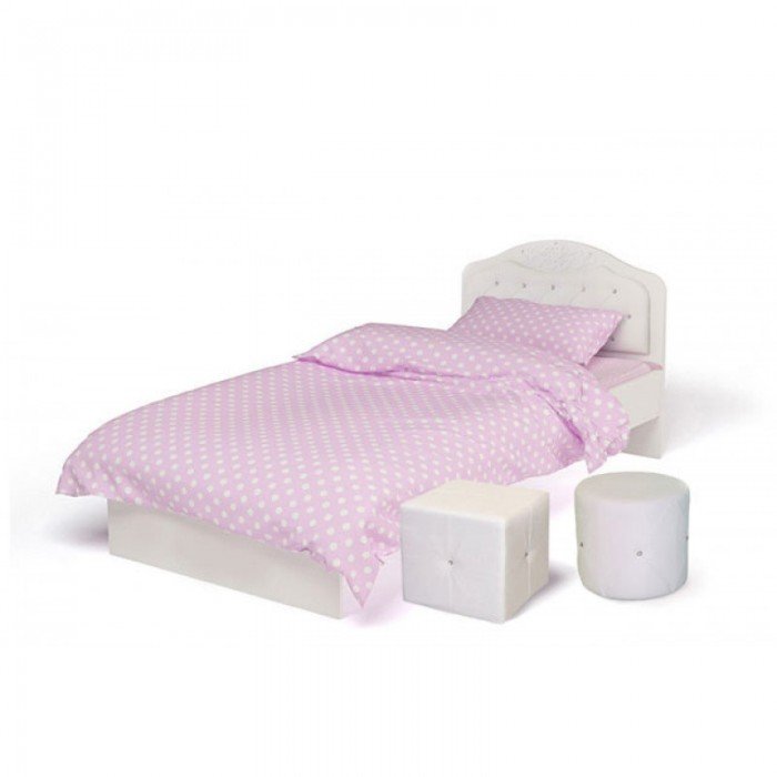 Кровати для подростков ABC-King Princess №1 со стразами Сваровски без ящика и матраса 190x90 см