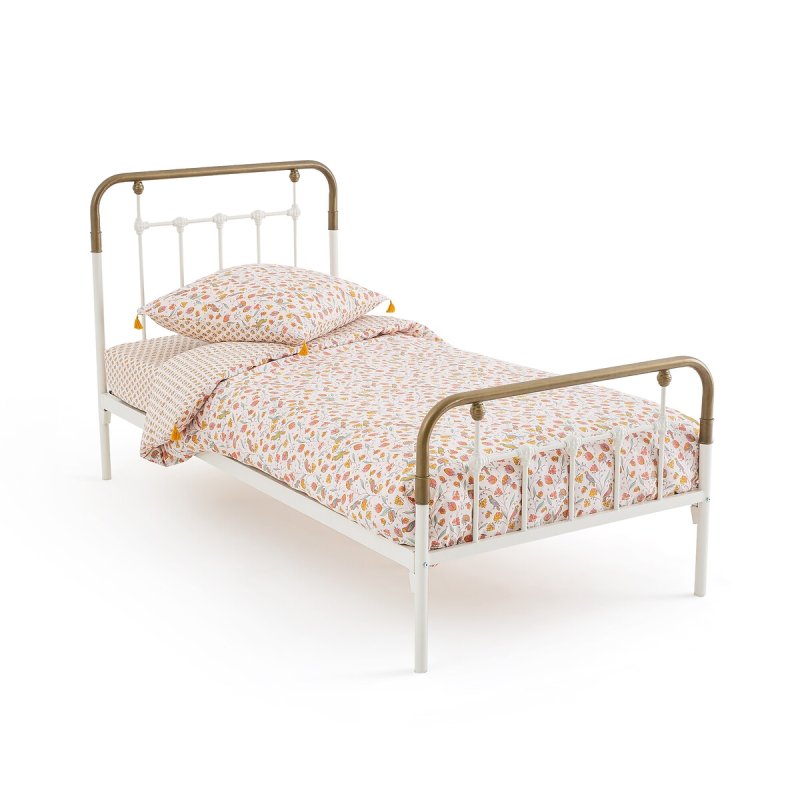 Кровать LaRedoute Кровать Металлическая Asper 90 x 190 см белый