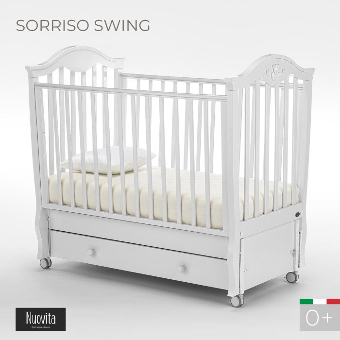 Детские кроватки Nuovita Sorriso swing продольный маятник