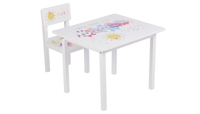 Детские столы и стулья Polini Комплект детской мебели Малышарики 105 S Солнечный день