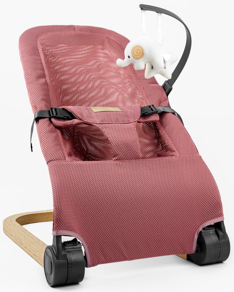 Детский шезлонг Amarobaby Baby relax, розовый, (AB22-25BR/06)