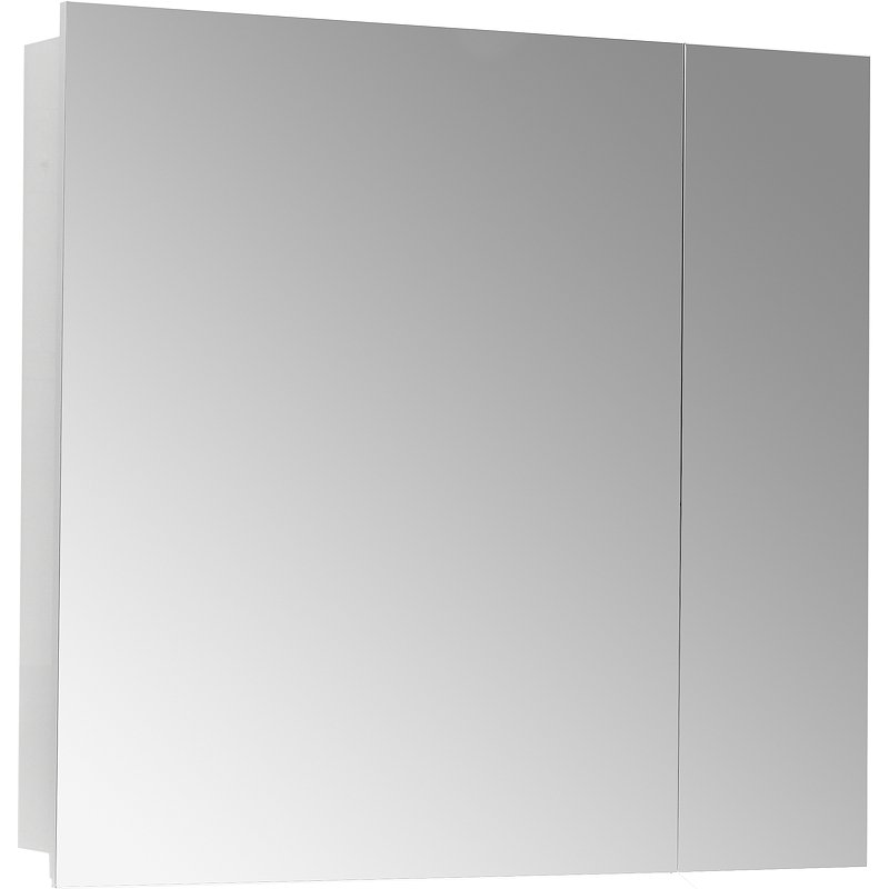 Зеркальный шкаф Aquaton Лондри 80 1A267202LH010 Белый глянцевый
