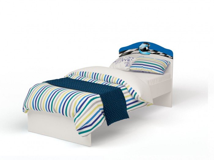 Кровати для подростков ABC-King La-Man с рисунком без ящика 160x90 см