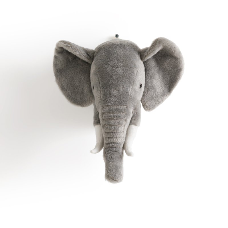 Настенное LaRedoute Настенное Украшение в виде головы слона детское Hayi единый размер серый