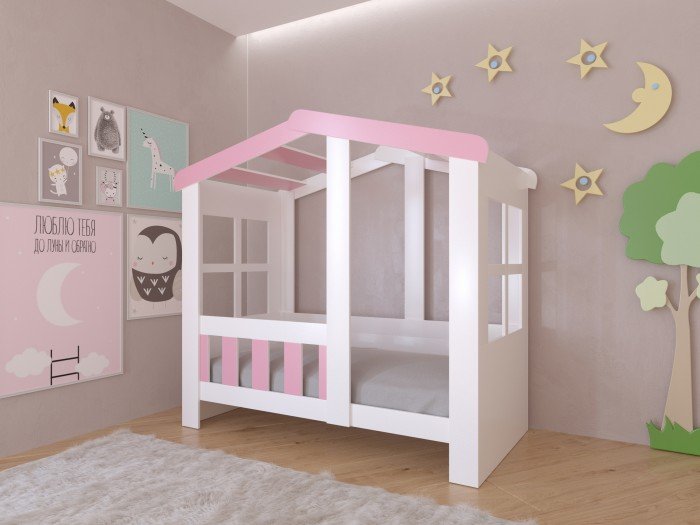 Кровати для подростков РВ-Мебель Астра домик без ящика