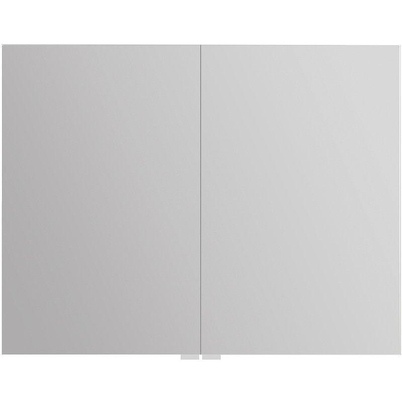 Зеркальный шкаф BelBagno 80 SPC-2A-DL-BL-800 с подсветкой Сатин