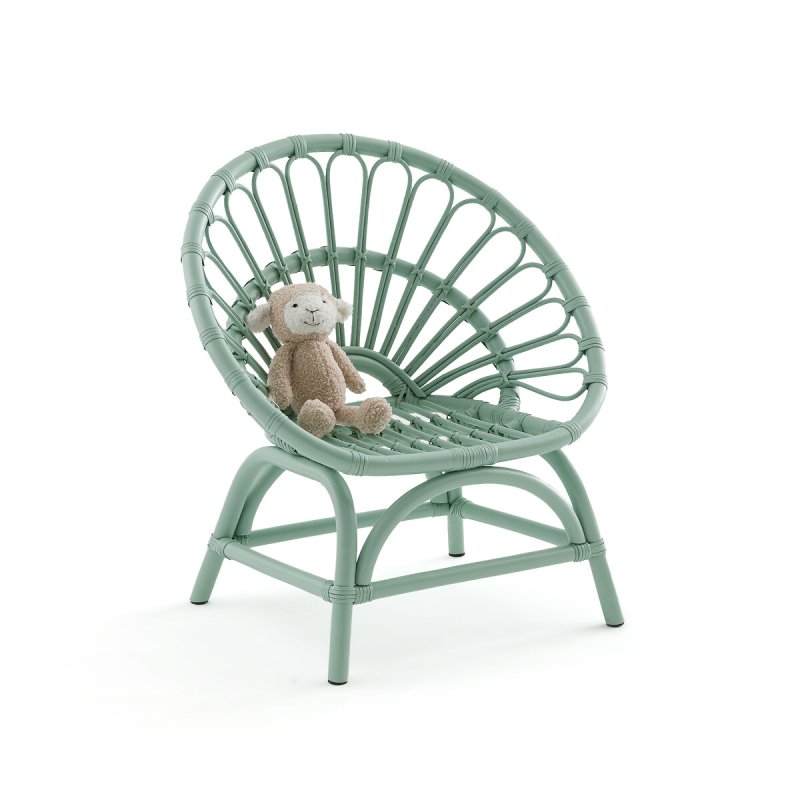 Кресло детское из ротанга Albin единый размер зеленый