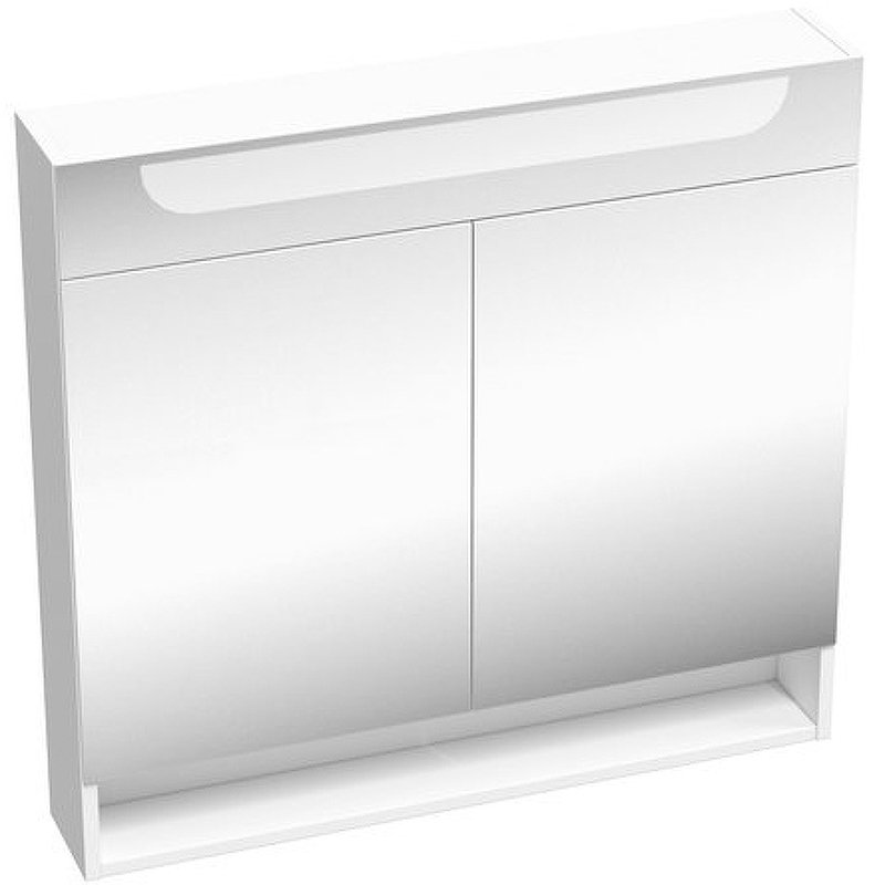 Зеркальный шкаф Ravak MC Classic II 80 X000001471 с подсветкой Белый глянцевый