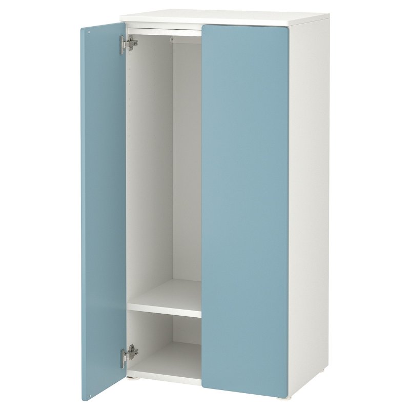Шкаф Ikea Smastad / Platsa, 60x42x123 см, белый/синий